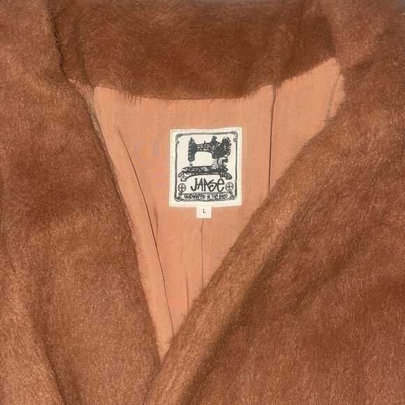 Jaase Teddy Coat - Toffee - Picture 9 of 11